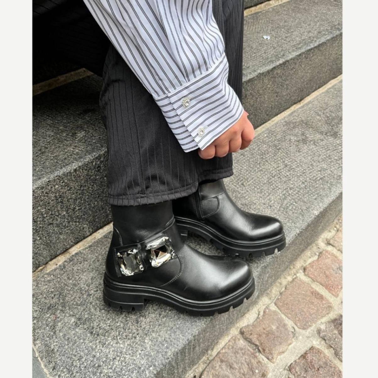 Women Make Happy - Black Copenhagen Shoes Charming Ankle Boots - 1