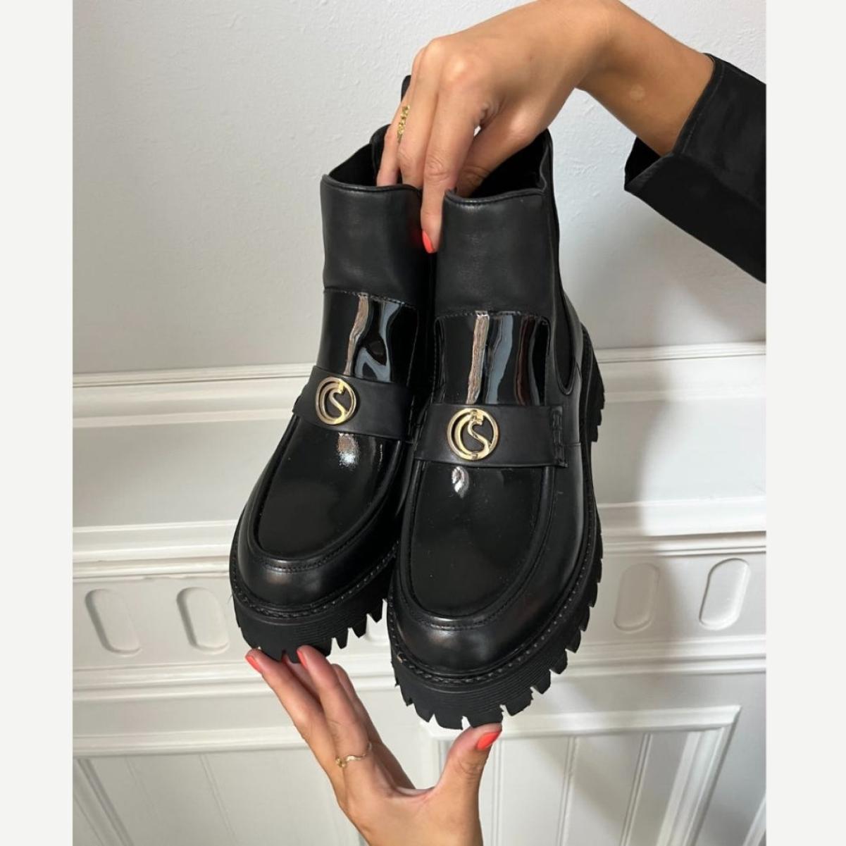 Copenhagen Shoes Ankle Boots Specialized Women Magic Walk - Black - 1