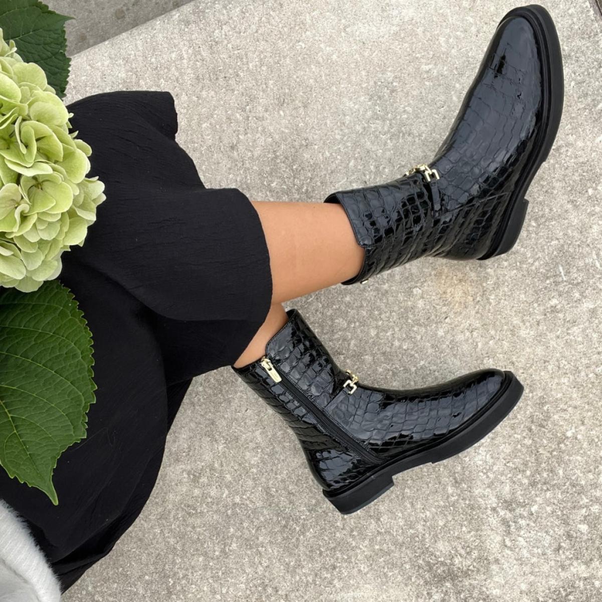 A Miracle Black - Black Ankle Boots Copenhagen Shoes Cut-Price Women - 1