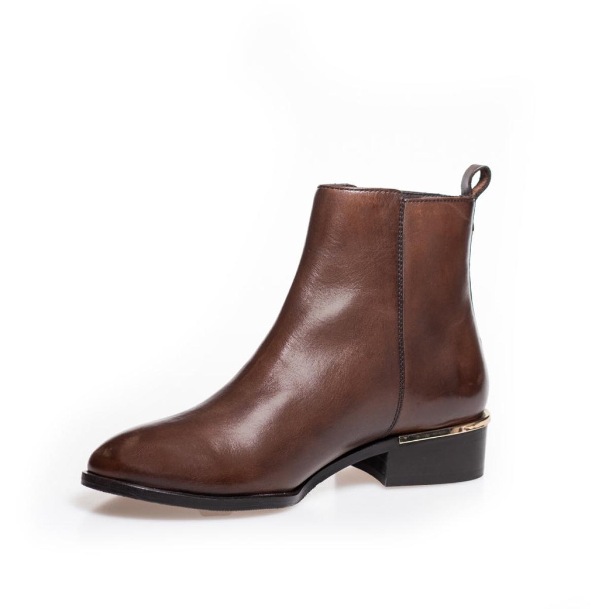 Ankle Boots Copenhagen Shoes Women Fever Leather 22 - Dark Brown Exclusive - 2
