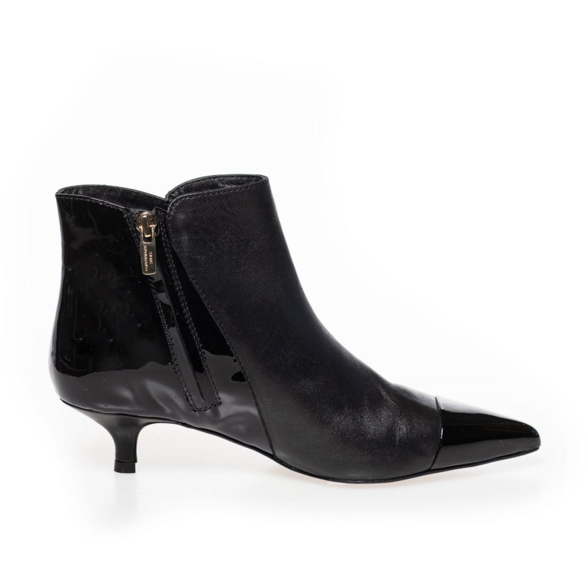 Women Quick Milan Girl - Black Patent Ankle Boots Copenhagen Shoes - 3