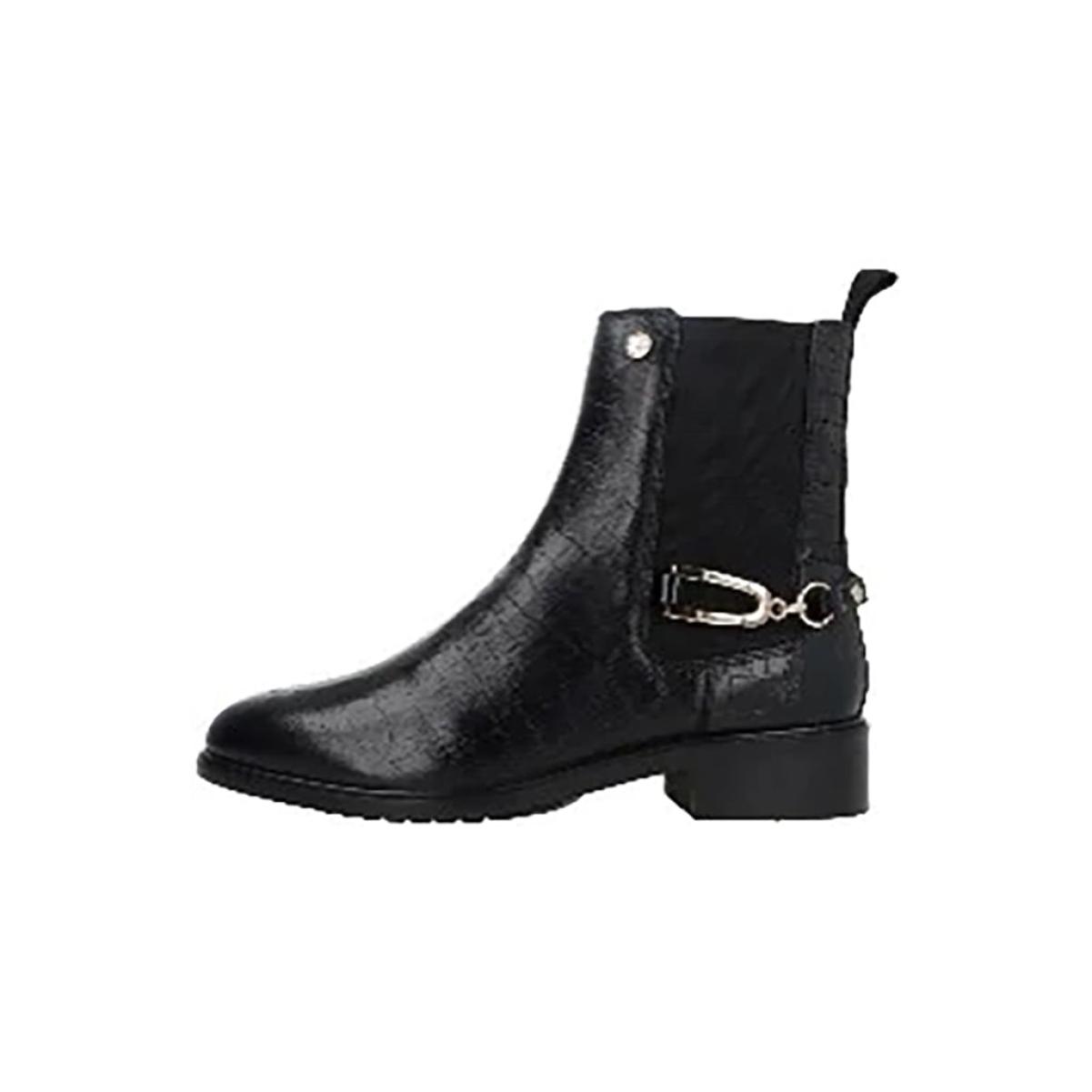 Copenhagen Shoes Intuitive Ankle Boots Women Like Me - Black Croco