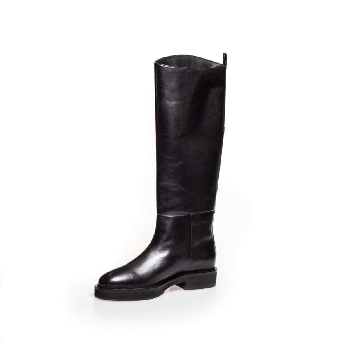 Women Copenhagen Shoes Future Run - Black Long Boots Discount - 2