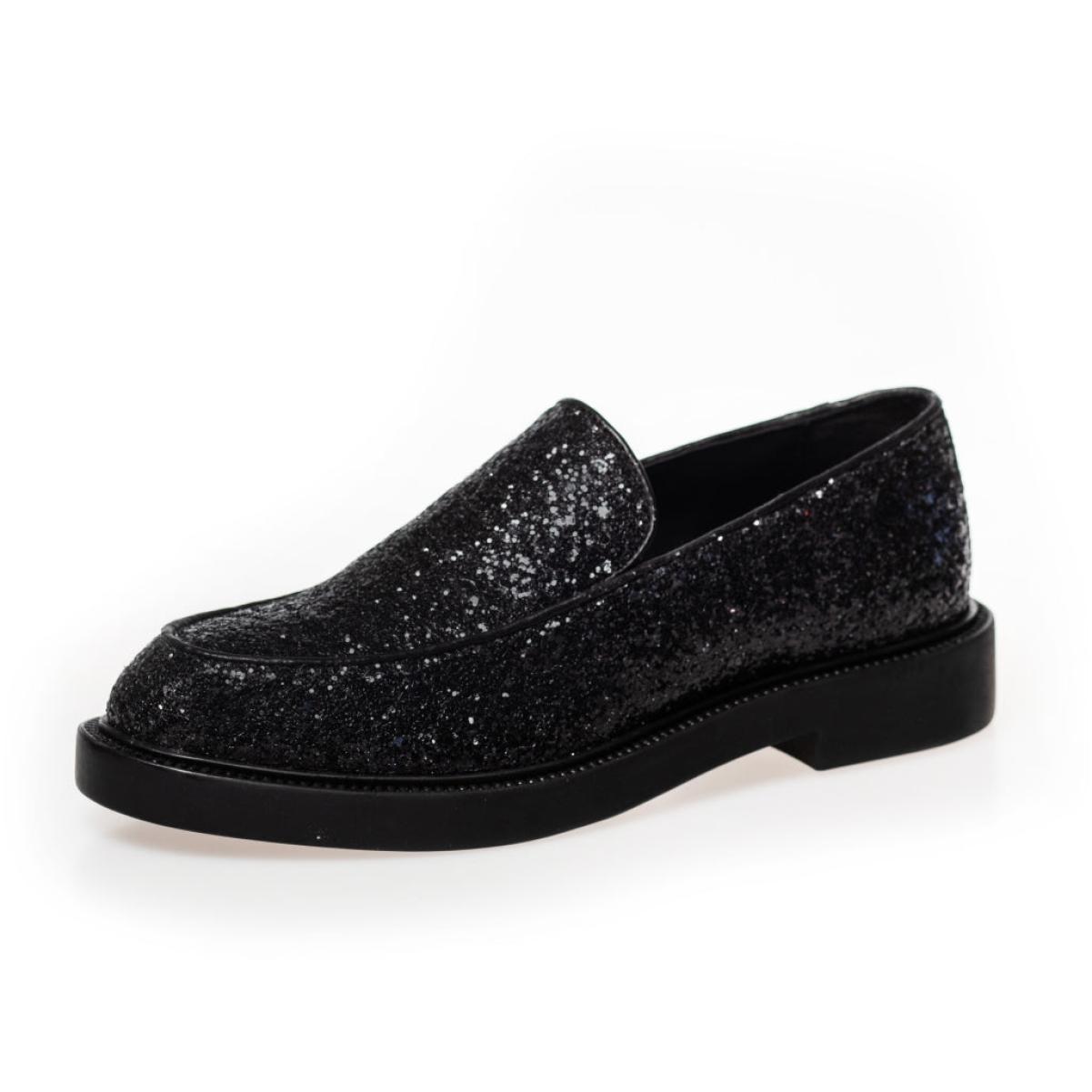 Women Copenhagen Shoes Shop Loafers Cphs Loafer - Black Glitter - 1