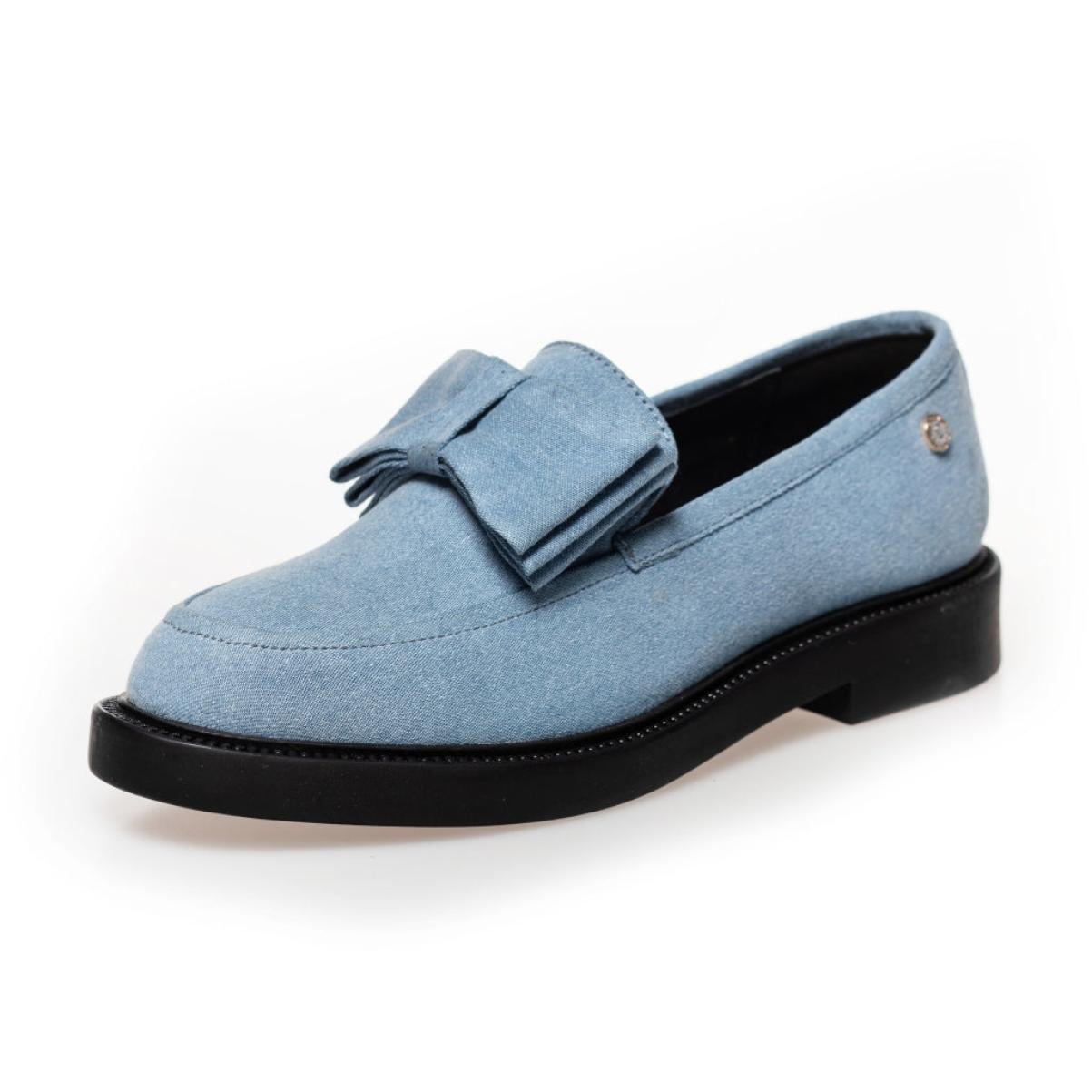 2024 Women Copenhagen Shoes Loafers Denim Loafer - Denim - 2