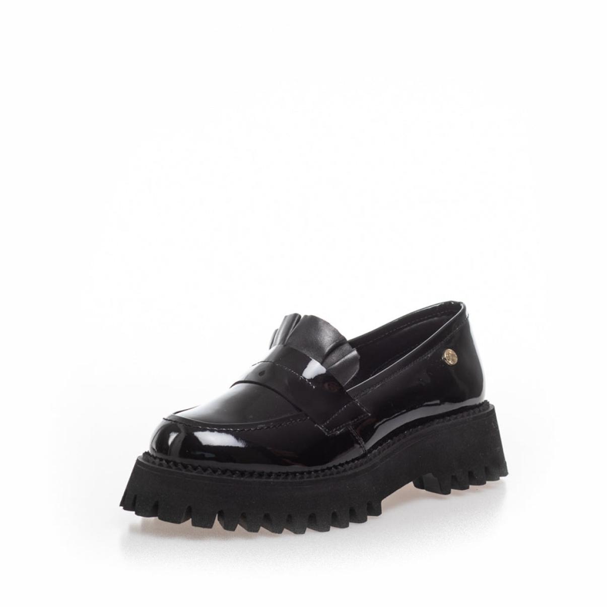 Loafers Make Waves Patent - Black/Patent Women Copenhagen Shoes Streamlined - 2