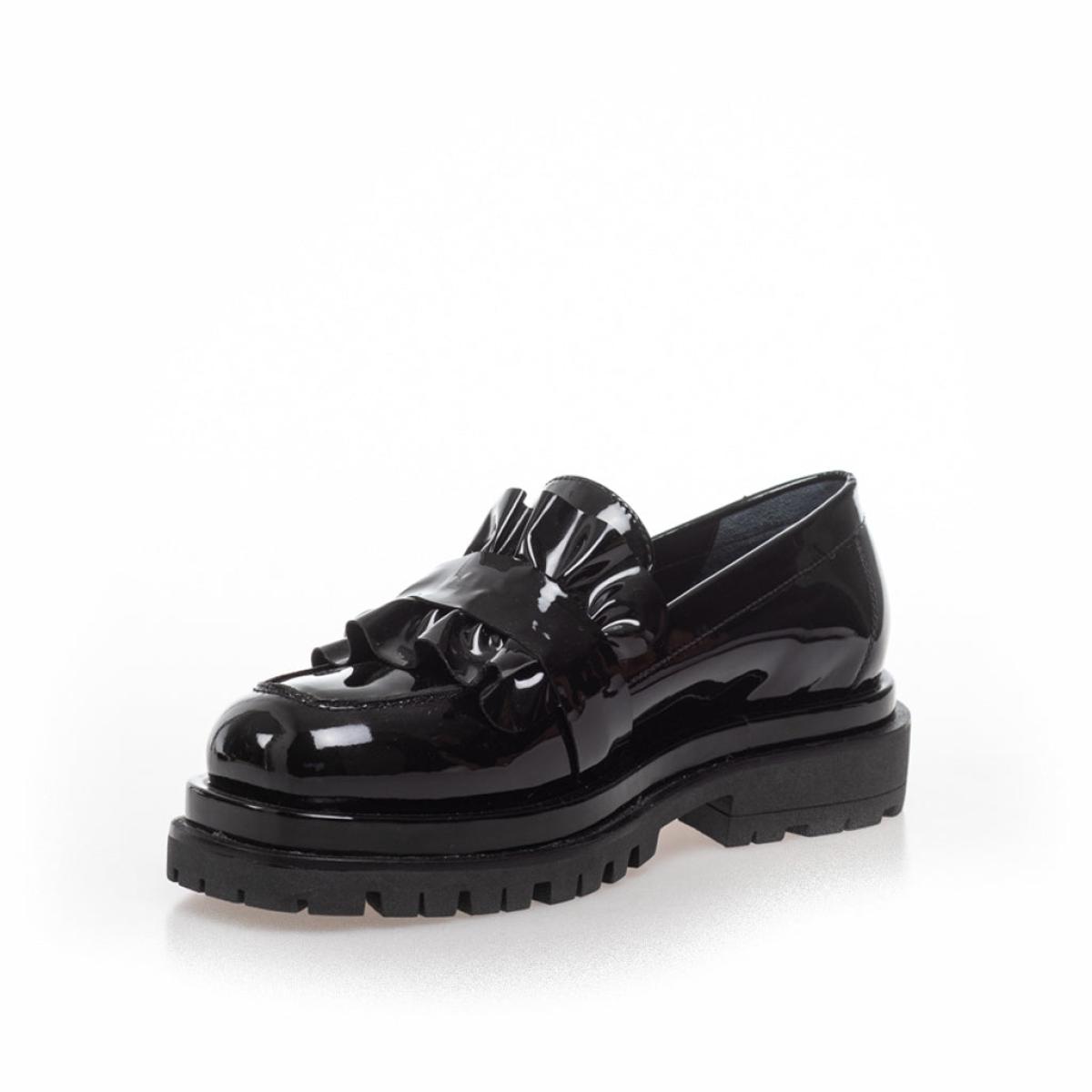 Loafers Limited The Fame Shoe - Black Patent Copenhagen Shoes Women - 1