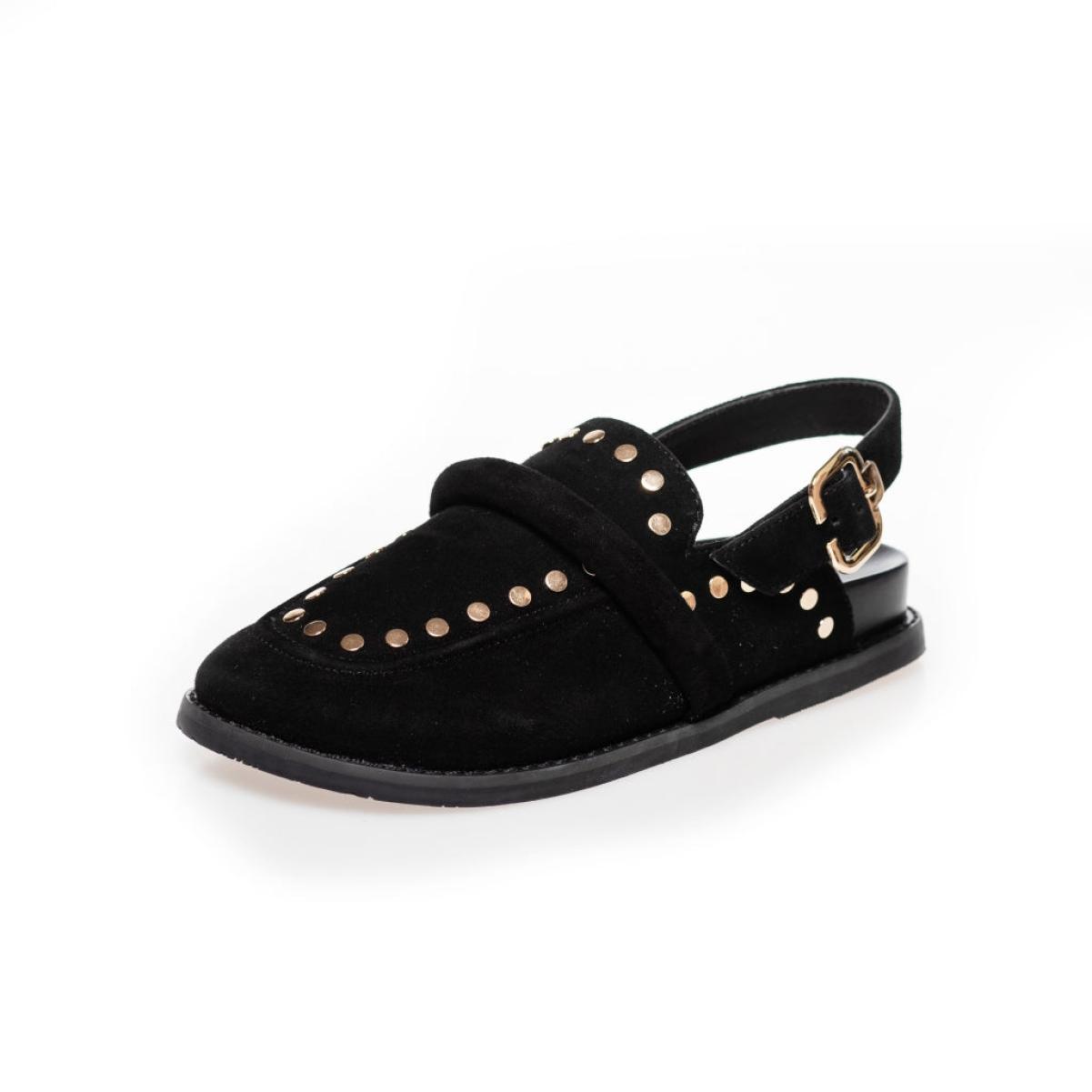 Loafers Exclusive Copenhagen Shoes Milla Shoes - Black Suede Women - 2