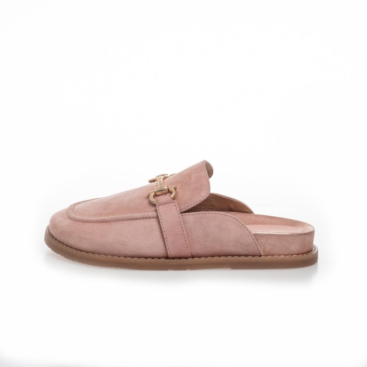 Loafers Made-To-Order Copenhagen Shoes Who I Am - Suede - Papaya Women