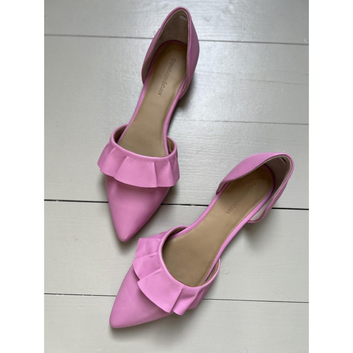 Copenhagen Shoes Ballerina Delicate New Romance 23 Leather - Pink Women - 1