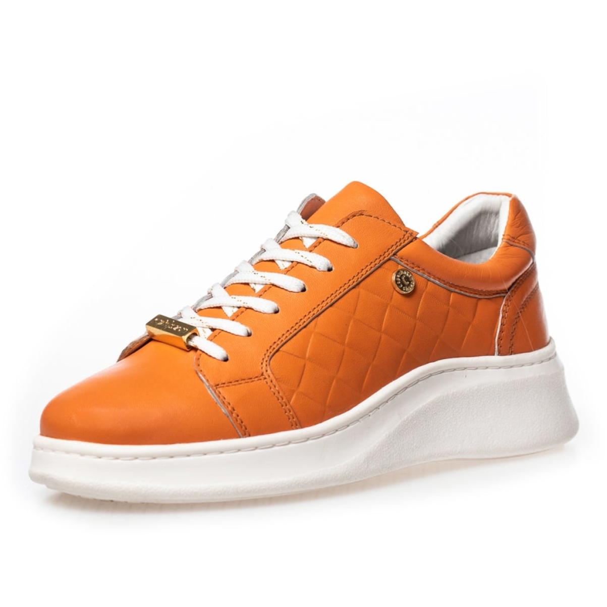Sneakers Love - Burnt Orange Sneakers Relaxing Copenhagen Shoes Women - 1