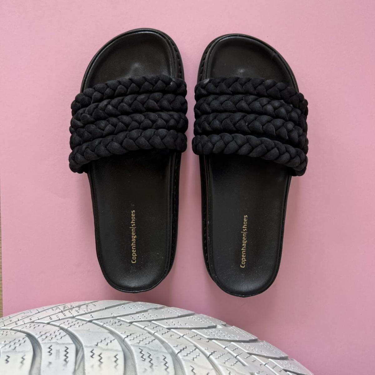 Copenhagen Shoes When Sun Comes - Black Sandals Women Simple