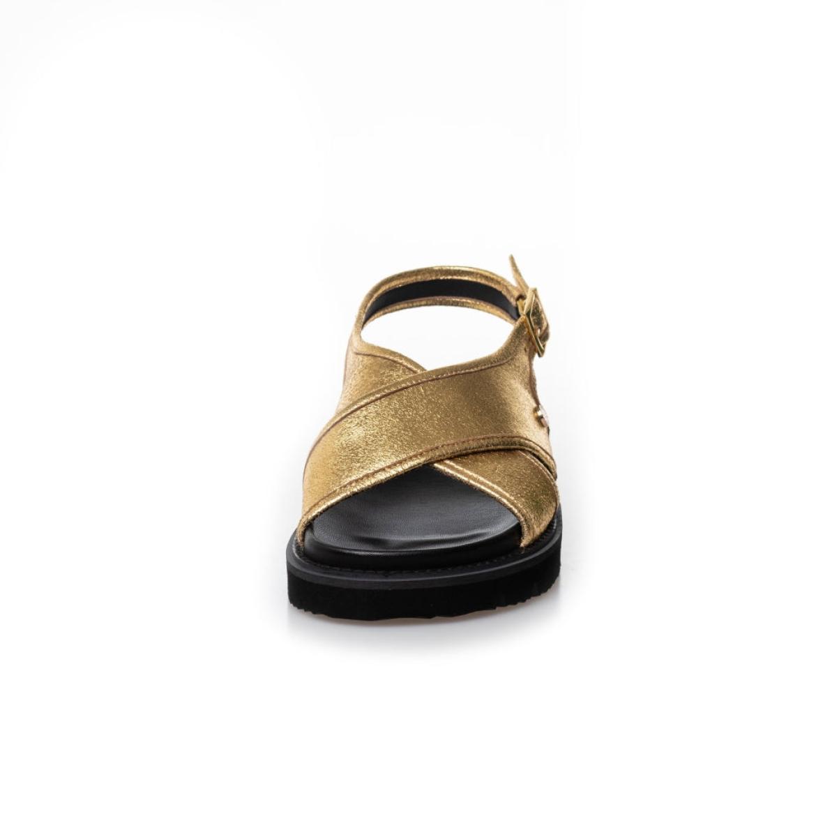Goldie - Gold Dynamic Sandals Copenhagen Shoes Women - 1