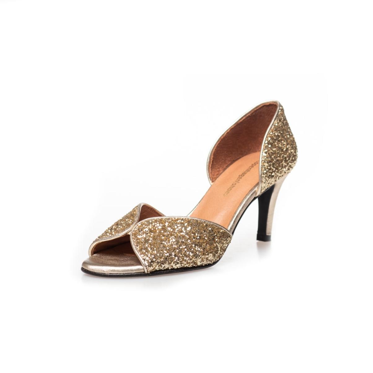 Copenhagen Shoes Sandals My Diamonds - Gold Glitter Voucher Women - 2