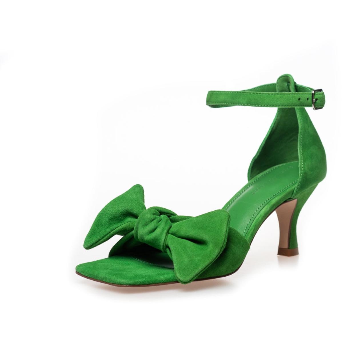 Copenhagen Shoes Dancing 23 Suede - New Green (Parrot Green) Sandals Women Fast - 1