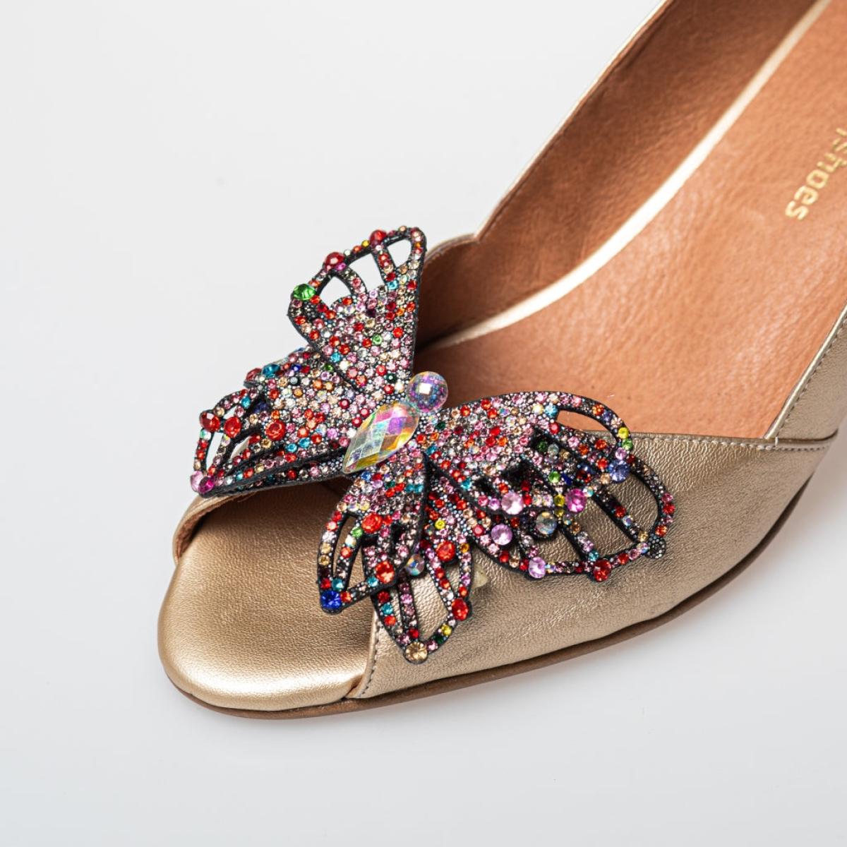 Stilettos & High Heels Diamonds And Butterflies - Gold Women Copenhagen Shoes Discount Extravaganza - 1