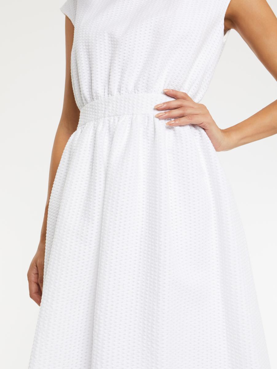Women Paule Ka Dresses White Woven Dress - 1