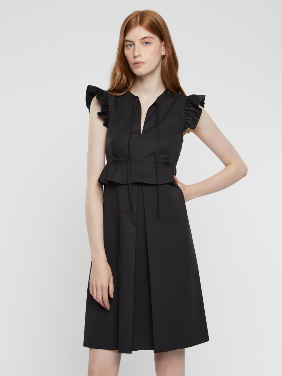 Dresses Cotton-Poplin Dress Noir Paule Ka Women - 2