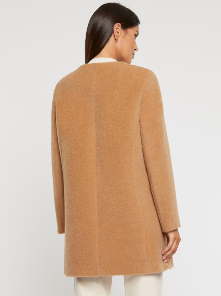 Coats Paule Ka Camel Women Mid-Length Alpaca Coat - 3