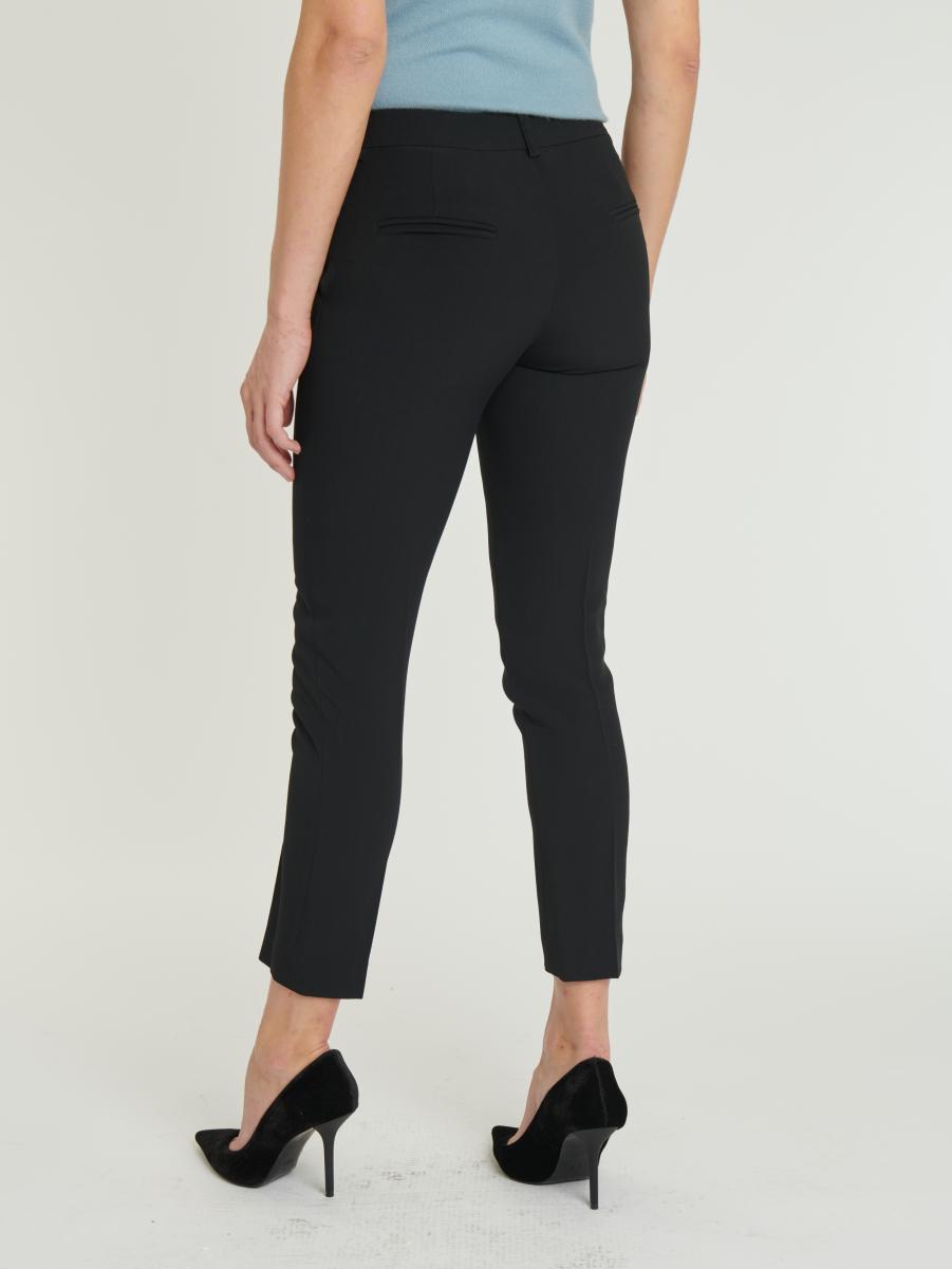 Paule Ka Woven Pants Noir Women Trousers And Jeans - 3