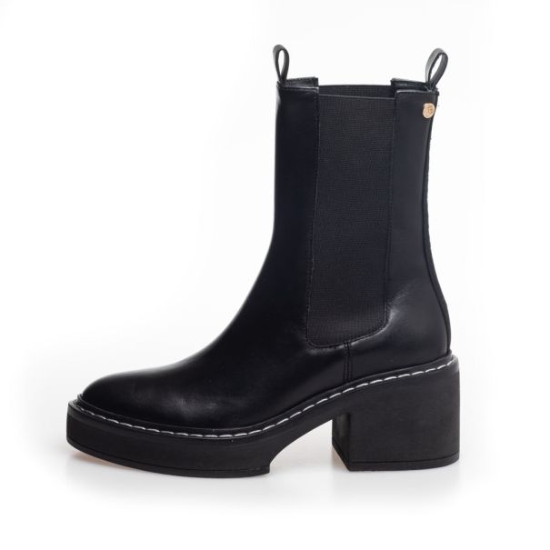 Women Well-Built Fun Girls - Black Ankle Boots Copenhagen Shoes