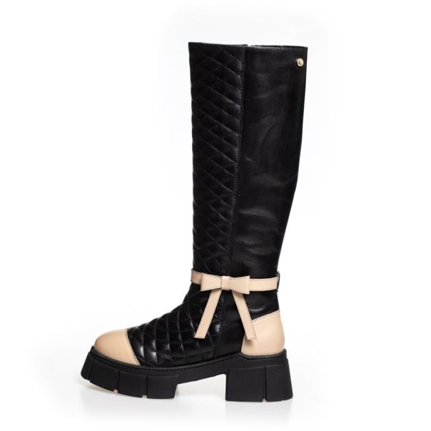 Falling High - Black Long Boots Opulent Women Copenhagen Shoes