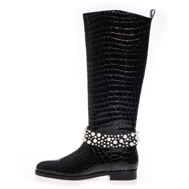 Women Beauty Lady Boot - Black Copenhagen Shoes Long Boots