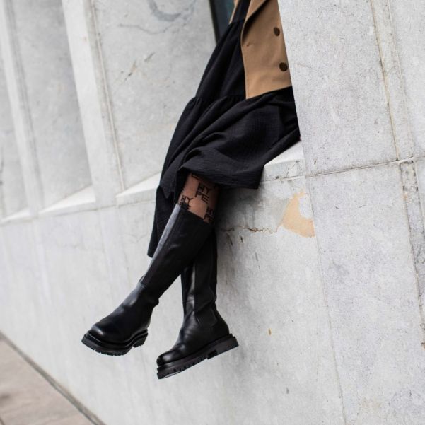 Women Element High 22 - Black Copenhagen Shoes Easy Long Boots