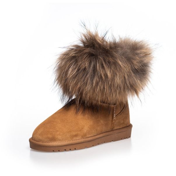 Made-To-Order Winter Boots Women Luxiouse Me - Camel Copenhagen Shoes