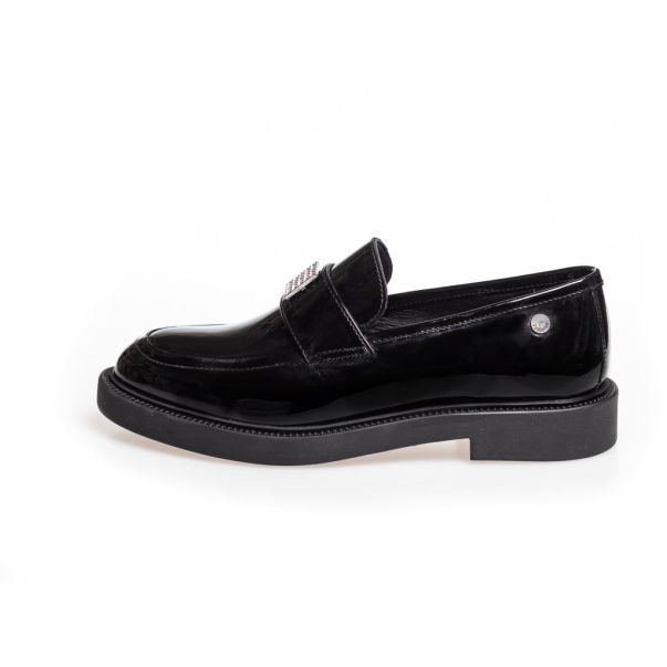 Loafers Women Copenhagen Shoes Carry Me - Black Patent Inviting