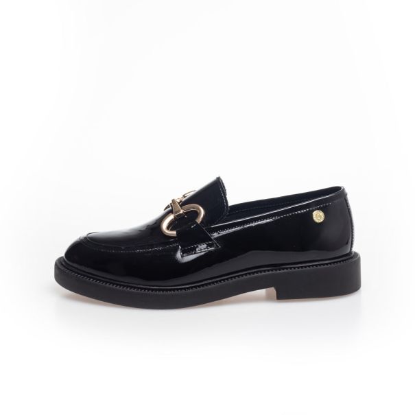Awake - Black Patent Loafers Women Copenhagen Shoes Elegant