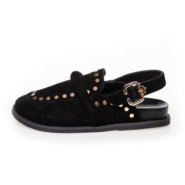 Loafers Exclusive Copenhagen Shoes Milla Shoes - Black Suede Women
