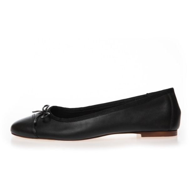 Ballerina Lovely - Black Plain Compact Copenhagen Shoes Women