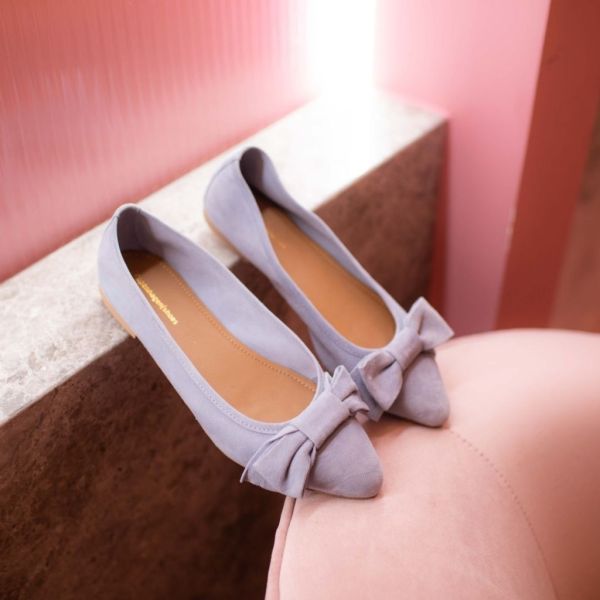 Time On My Own - Baby Blue Ballerina Affordable Copenhagen Shoes Women