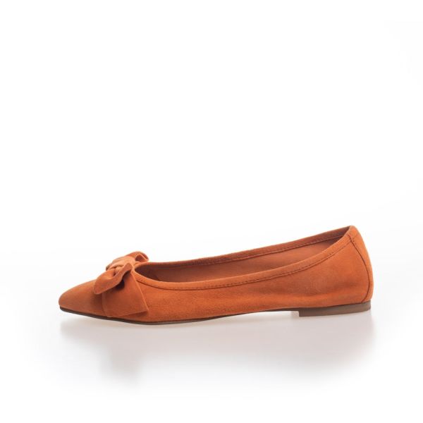 Women Copenhagen Shoes Lowest Price Guarantee Time On My Own - Orange Ballerina