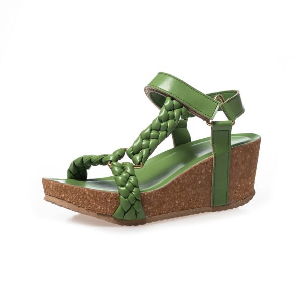 Woven Lady - Green Women Copenhagen Shoes Inviting Sandals