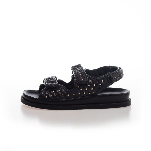 Sandals Fashionable Women Copenhagen Shoes Studs On - Black