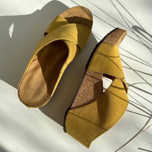 Frances 22 Suede - Sennep (U34 Senape) Purchase Women Copenhagen Shoes Sandals