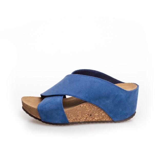 Women Frances 22 Suede - Electric Blue (U-50) Purchase Copenhagen Shoes Sandals