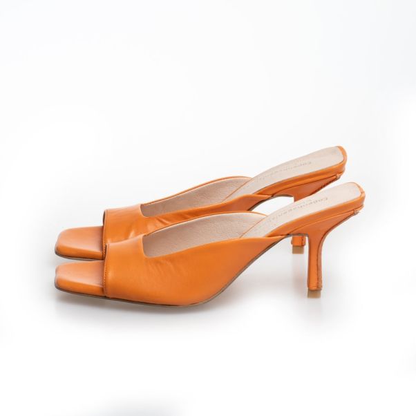 Coupon Women Sandals Vive La Vida / Copenhagen Shoes By Josefine Valentin - Orange