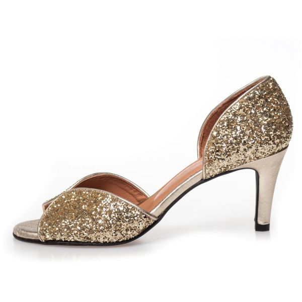 Copenhagen Shoes Sandals My Diamonds - Gold Glitter Voucher Women