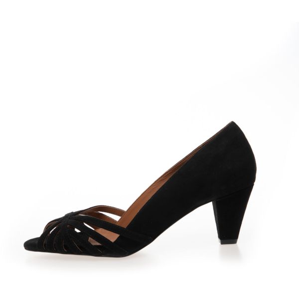All I Need Suede - Black Copenhagen Shoes Sandals Women Elegant