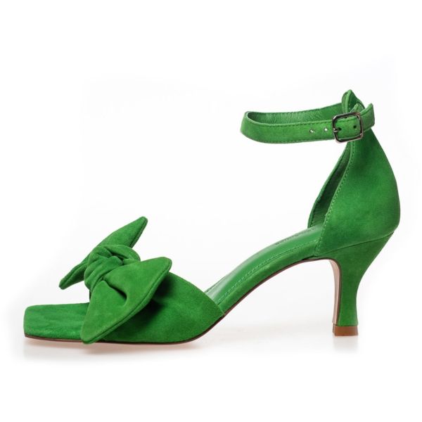 Copenhagen Shoes Dancing 23 Suede - New Green (Parrot Green) Sandals Women Fast