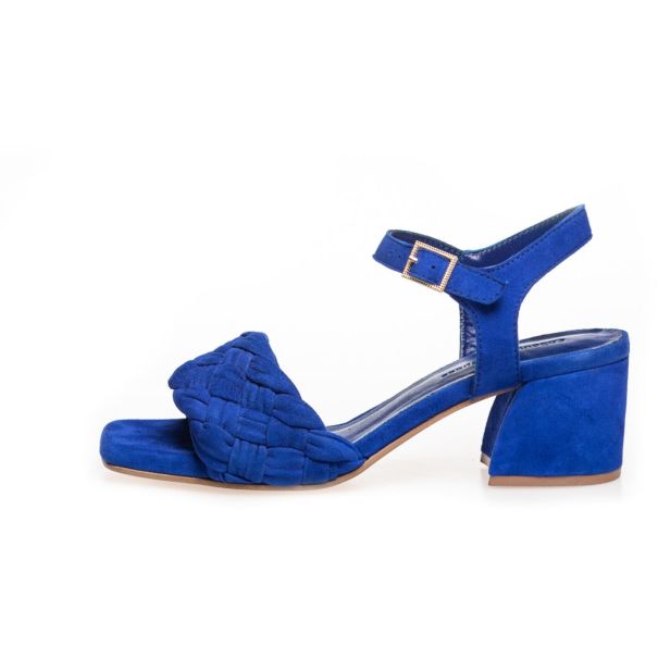 Women Elegant Sandals Copenhagen Shoes Feel It - Suede - Electric Blue Suede