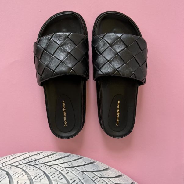 Sandals Women Stars - Black Customized Copenhagen Shoes