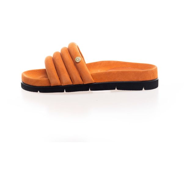 Leafs Suede - Orange Innovative Copenhagen Shoes Sandals Women
