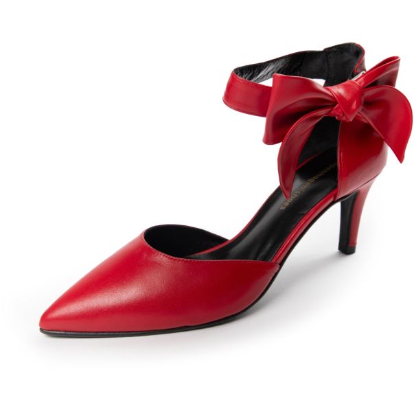 Copenhagen Shoes Fashion Going Out Leather - Passion (Red) Stilettos & High Heels Women