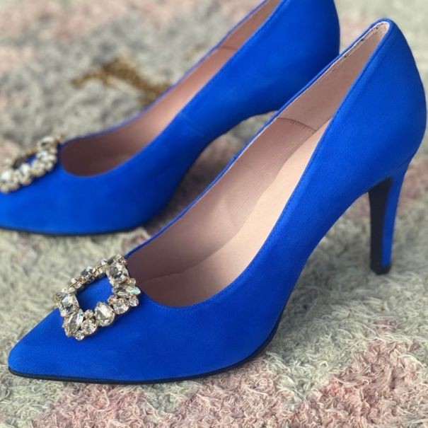 Copenhagen Shoes La - Electric Blue Women Stilettos & High Heels Elegant